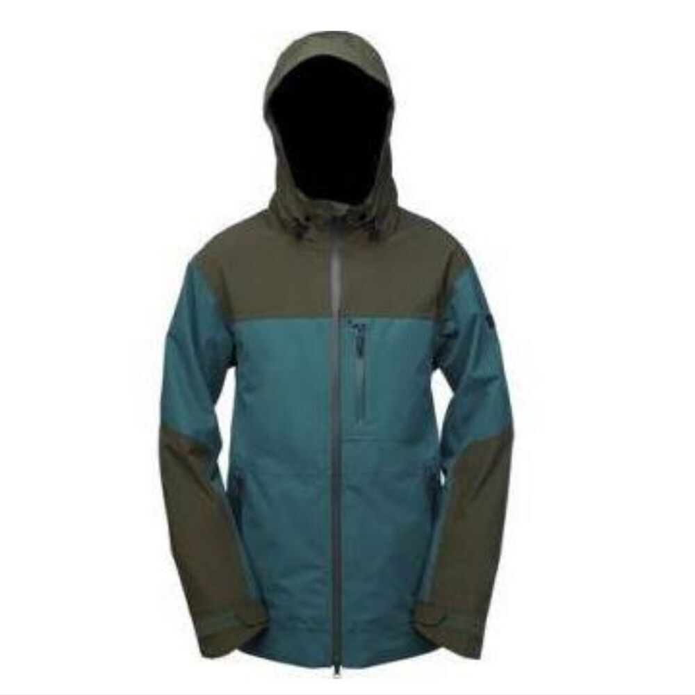 Ride Snowboard Company Admiral 2Tone Green Hooded Jacket